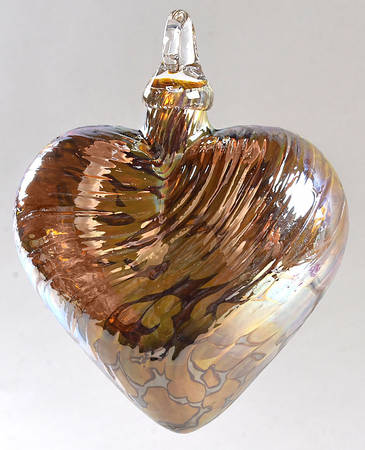 Heart Ornaments Golden Love - No Box