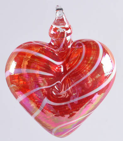Heart Ornaments Cupid Red Heart - No Box
