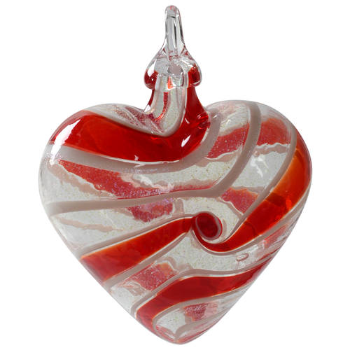 Heart Ornaments Red Spin Heart - No Box
