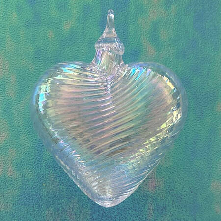 Heart Ornaments Icicle - No Box