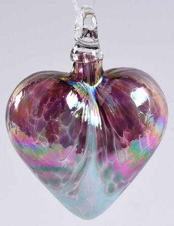Heart Ornaments Purple Dusk - No Box