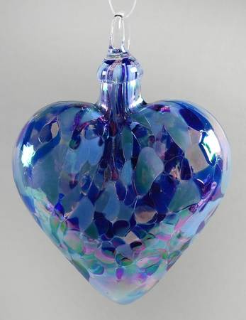 Heart Ornaments Lavender - No Box