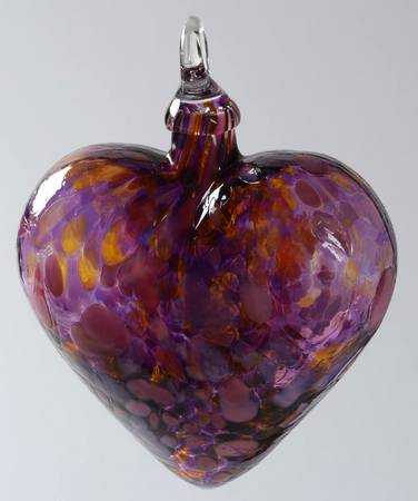 Heart Ornaments Iris Heart - No Box