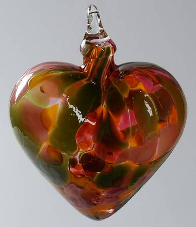Heart Ornaments Tulip Mosaic Heart - No Box