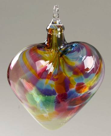 Heart Ornaments Rainbow Heart - No Box
