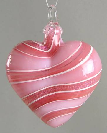 Heart Ornaments Aurora Rose - No Box