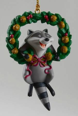 Disney First Issue Meeko In Wreath - Boxed