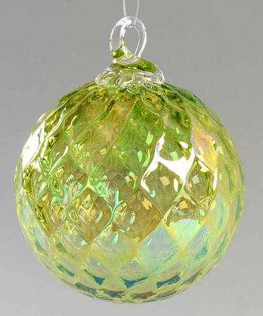 Birthstone Ornaments August-Peridot (Pistachio) - Boxed