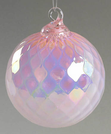 Birthstone Ornaments October - Opal Pink - Boxed