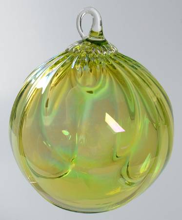 Birthstone Ornaments August-Peridot (Pistachio) - No Box