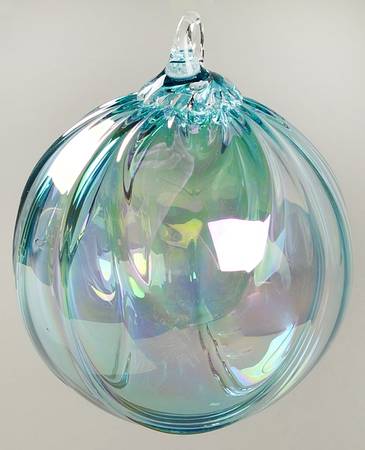 Birthstone Ornaments December-Topaz Drape - No Box