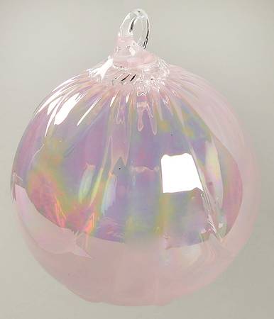 Birthstone Ornaments October-Pink Opal Drape - No Box