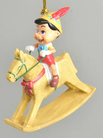 Disney President's Edition-Porcelain Pinocchio - Geppeto's Christmas Carving - Boxed