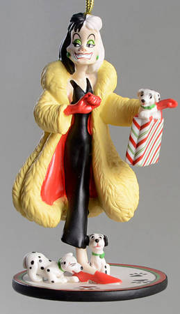 Disney President's Edition-Porcelain Cruella De Vil - 101 Dalmatians - Boxed