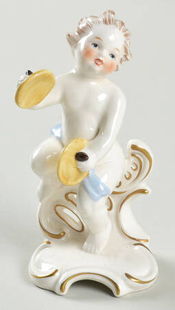 Cherubs with Musical Instruments Cherub With Cymbals - No Box
