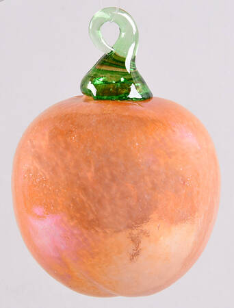 Fruit & Vegetable Ornaments Peach - No Box
