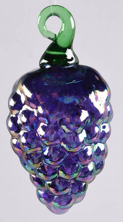 Fruit & Vegetable Ornaments Purple Grapes - No Box