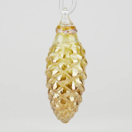 Pinecone Ornaments Gold - No Box