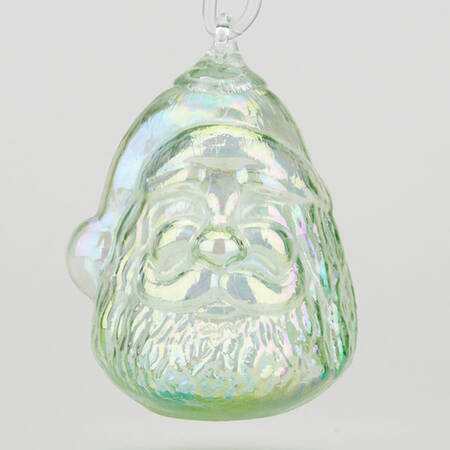 Secret Santa Ornaments Holly Green Luster - No Box
