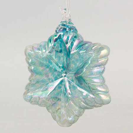 Vintage Stars Ornaments Aqua - No Box