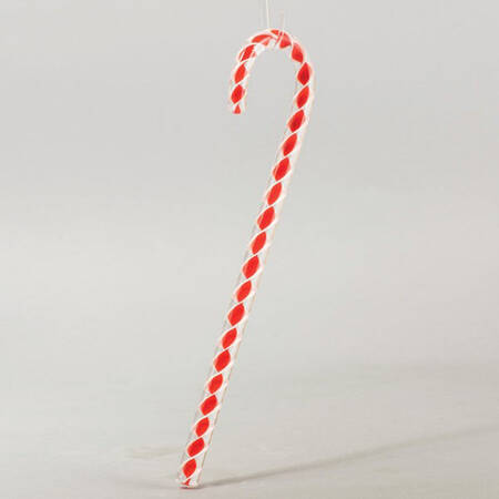 Vintage Candy Cane Ornaments Red & White - No Box