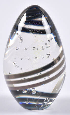 Egg Paperweights Crystal Opal - No Box