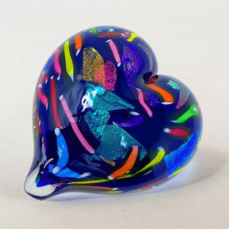 Heart Paperweights Royal - No Box