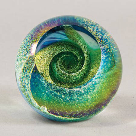 Fireball Collection Paperweights Emerald Sky - Boxed