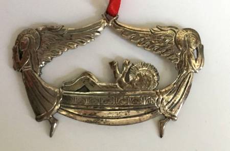 Hand & Hammer Christmas Ornament Manger - Boxed