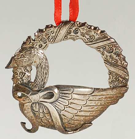 Hand & Hammer Christmas Ornament Goose Wreath - Boxed