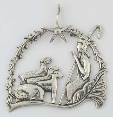 Hand & Hammer Christmas Ornament Shepherd - Boxed