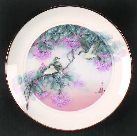 Birds of the Temple Gardens Oriental White Eyes Of Beauty - No Box