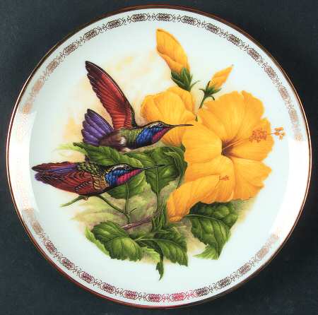 Jeweled Hummingbirds Garnet Throated Hummingbird - Boxed