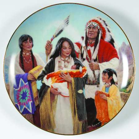 Proud Indian Families Naming Ceremony-Sioux - No Box