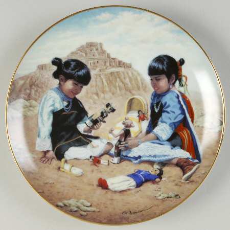 Proud Indian Families Playing With Tradition-Hopi - Boxed