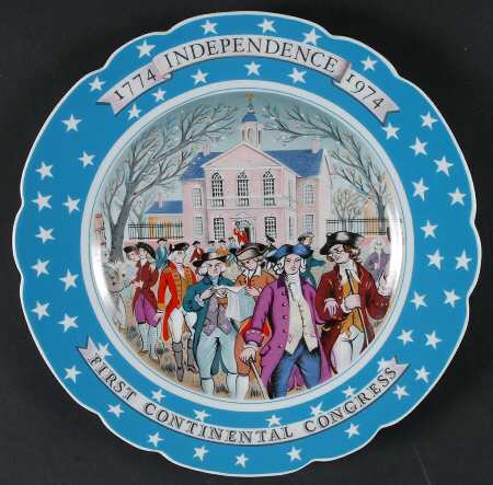 Bicentennial Plate The First Continental Congress - Boxed
