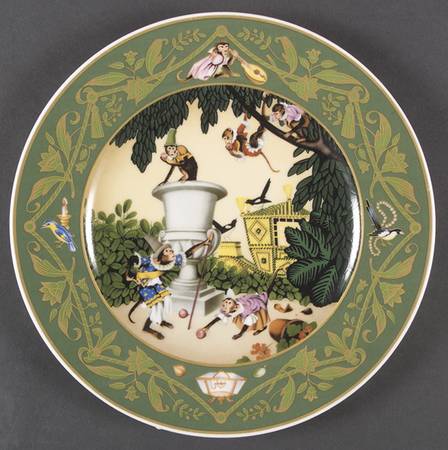 French Fairy Tales Monkeys In Garden - Boxed