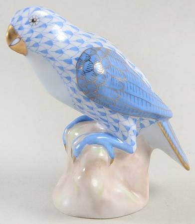 Birds Parrot-Sitting/Blue-Blue Wings - No Box