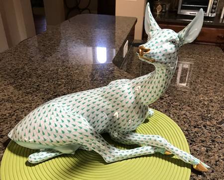 Deer Lying Doe-Green - No Box