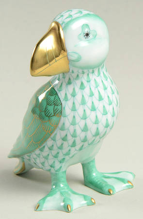 Birds Puffin-Green - No Box