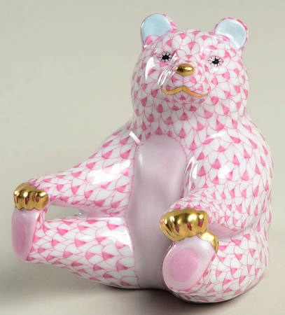 Bears Playing Footsie-Raspberry - No Box
