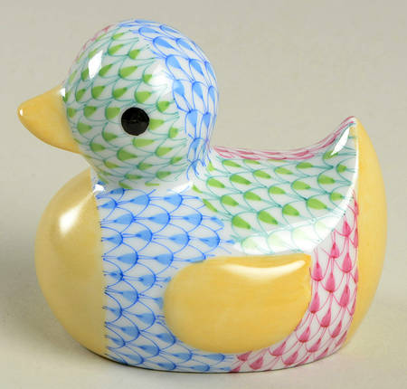 Childrens's Gifts & Toys Rubber Ducky-Patchwork - No Box