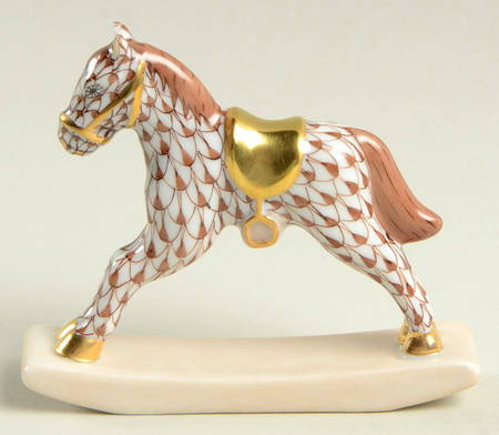 Childrens's Gifts & Toys Rocking Horse-Chocolate - No Box