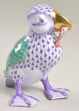 Birds Puffin-Lilac - No Box