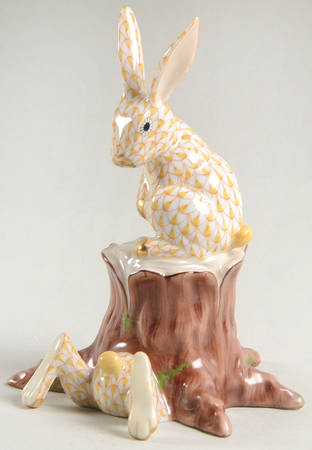 Rabbits & Bunnies (More Than 1) Down The Rabbit Hole-Butterscotch - No Box