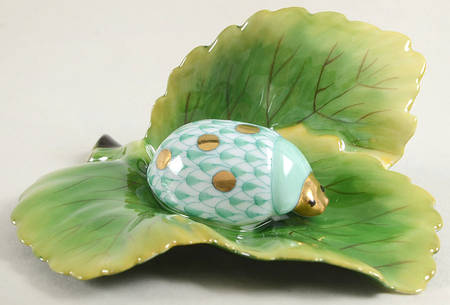 Bugs & Friends Ladybug On Leaf-Green - No Box
