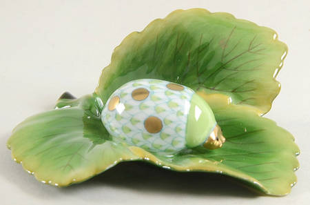 Bugs & Friends Ladybug On Leaf-Key Lime - No Box