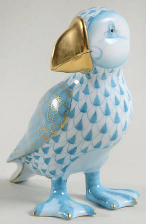 Birds Puffin-Turquoise - No Box