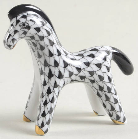 Childrens's Gifts & Toys Horsey-Black - No Box