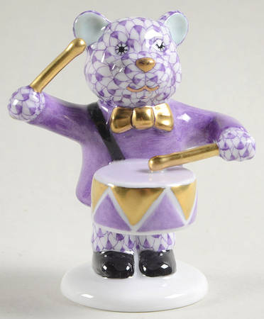 Childrens's Gifts & Toys Little Drummer Bear-Lilac - No Box